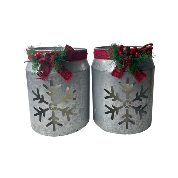 SALE - Rustic Christmas Lanterns Decor - Picture 1 of 6